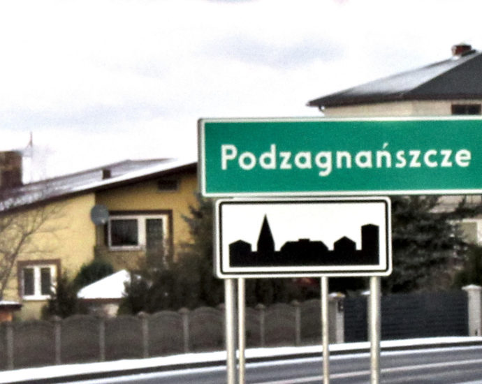Znak miejscowości Podzagnańszcze