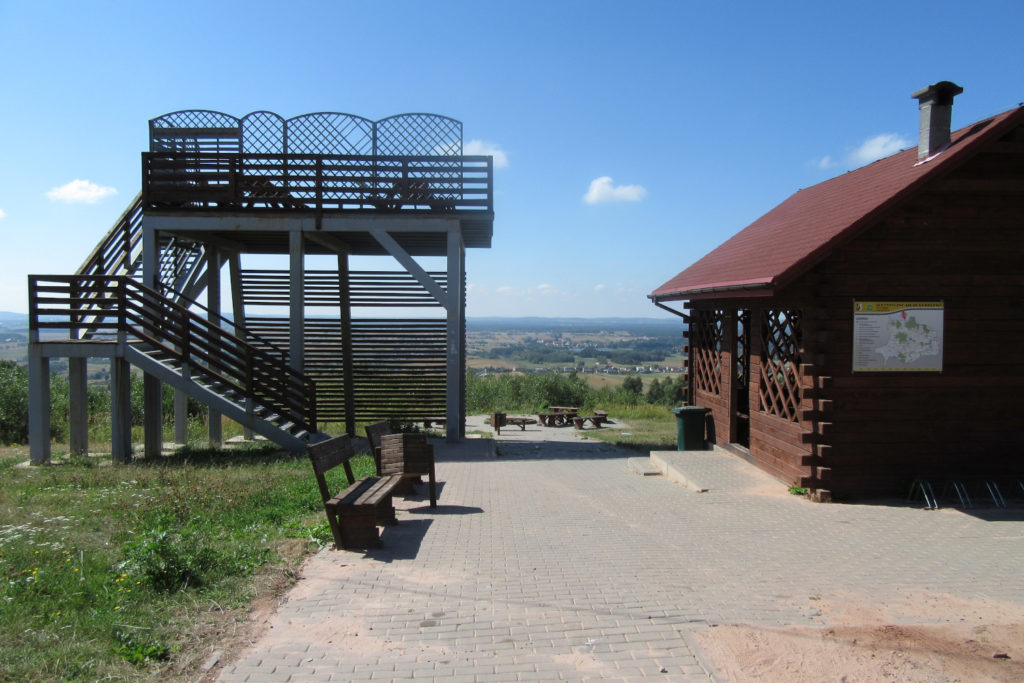 Platfroma widokowa, wiata, Krajobraz